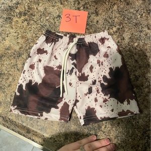 Boys CowPrint Swim Trunks